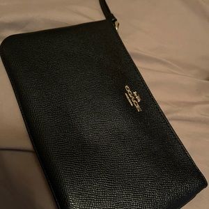 Coach black Wallet/Wristlet